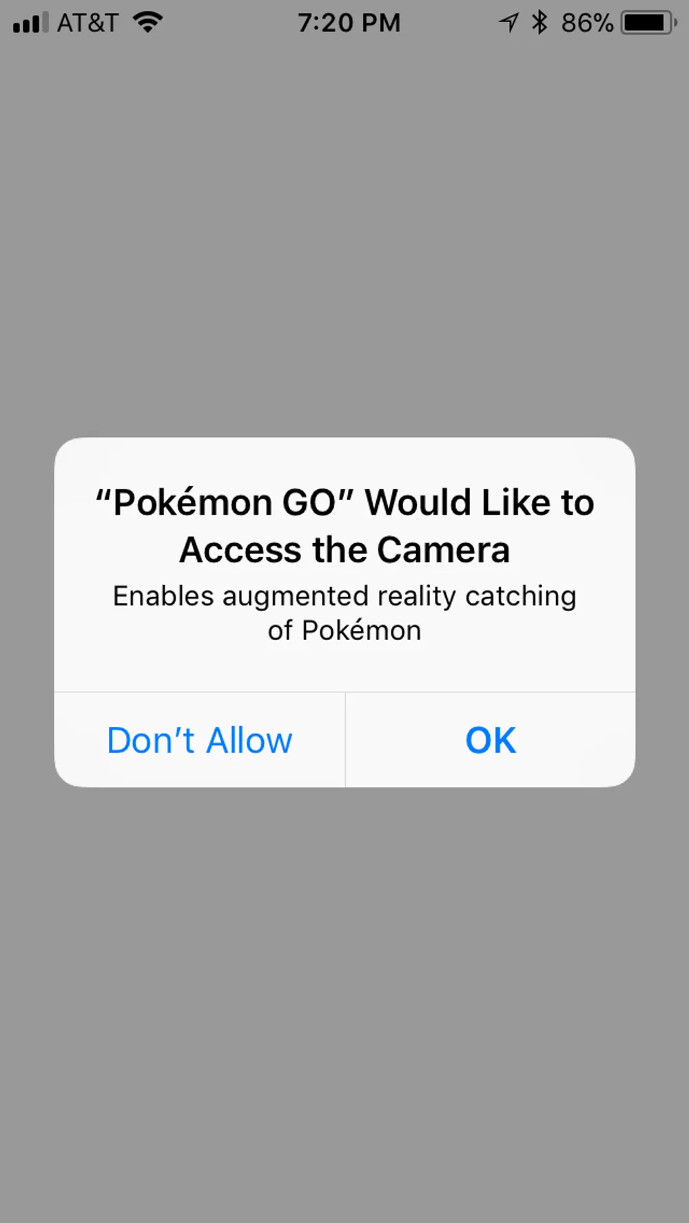 Camera permissions