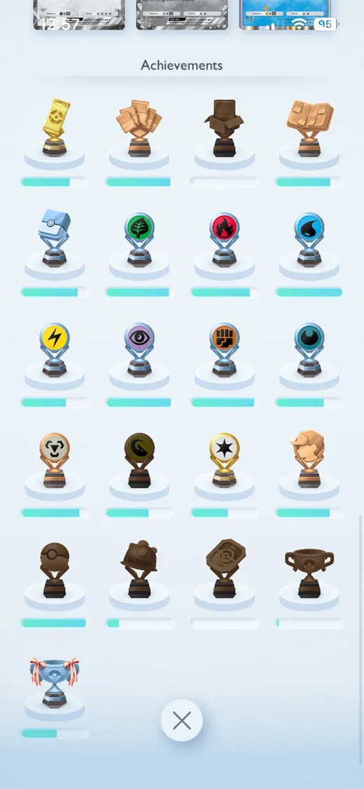 Pokémon Trading Card Game (TCG) Pocket Achievements