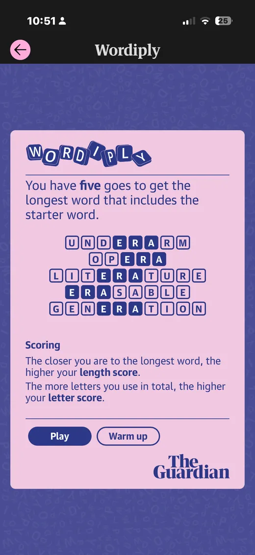 Wordiply