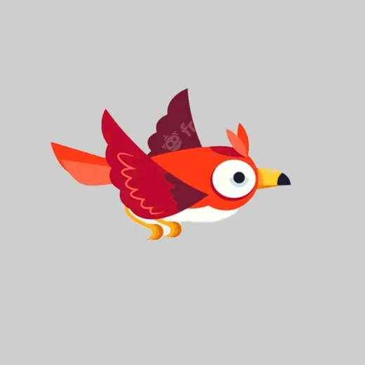 Bird flying