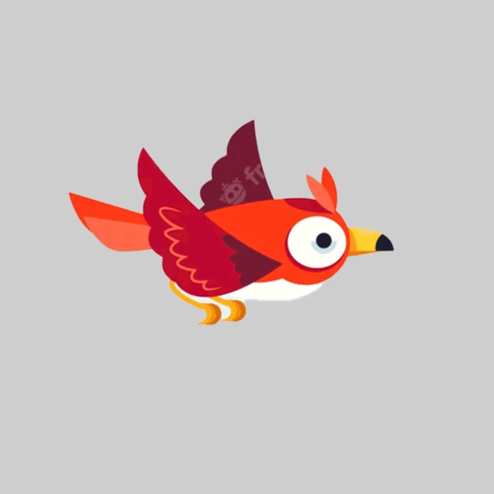 Bird flying