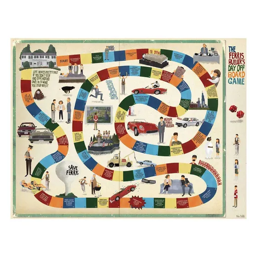 The Ferris Bueler's Day Off Board Game