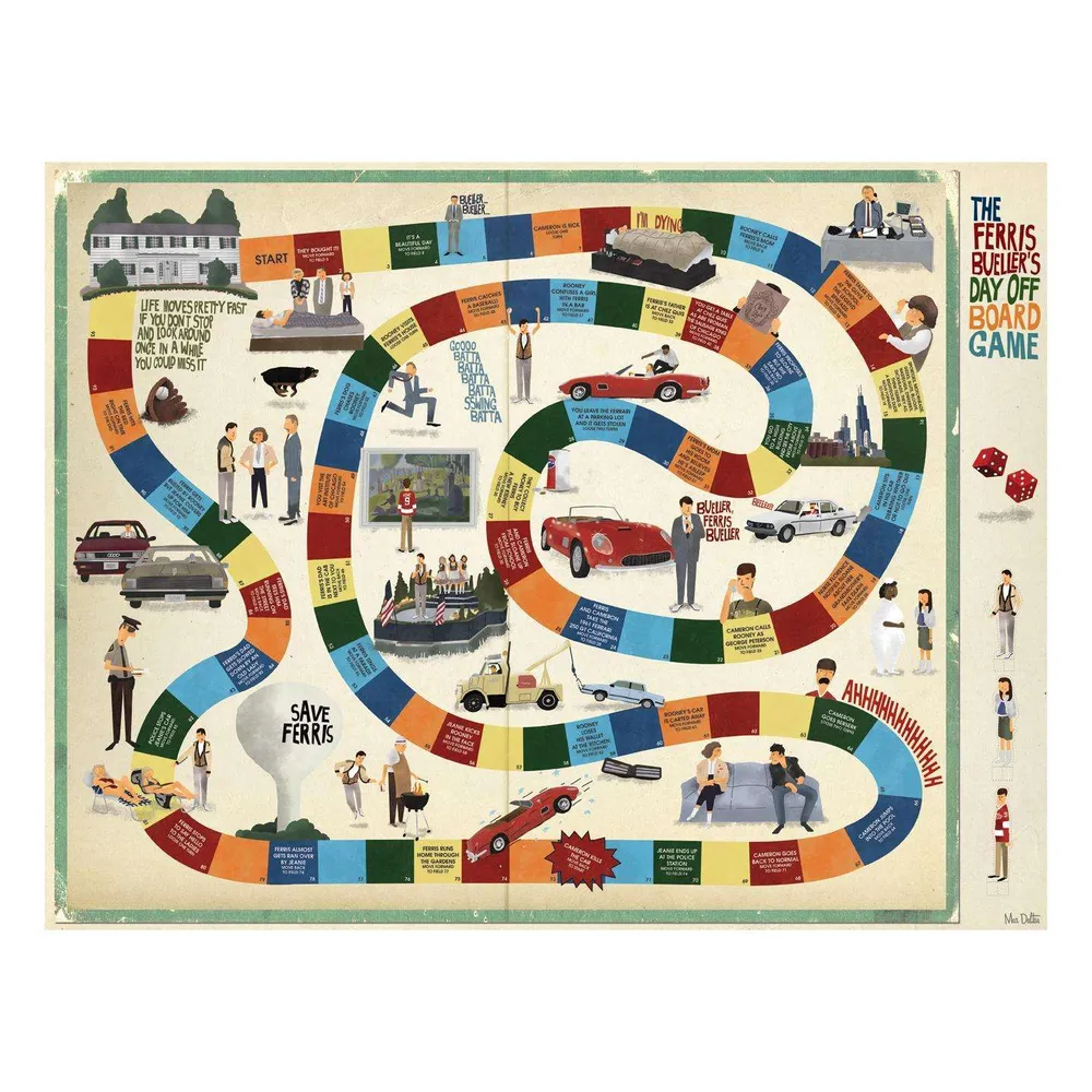The Ferris Bueler's Day Off Board Game