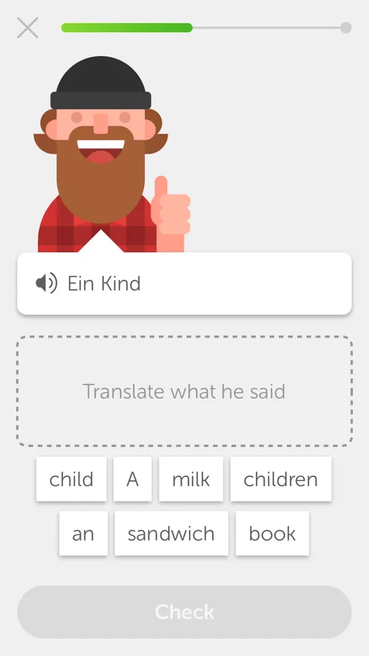 Translation game