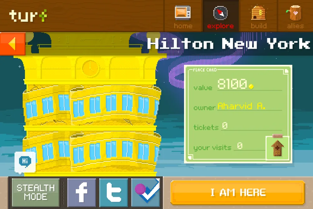 In-game location