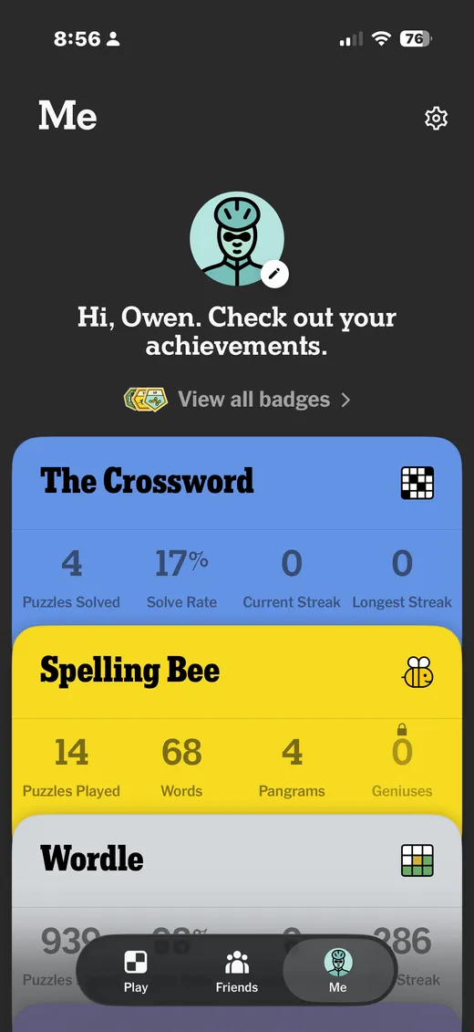 Achievements