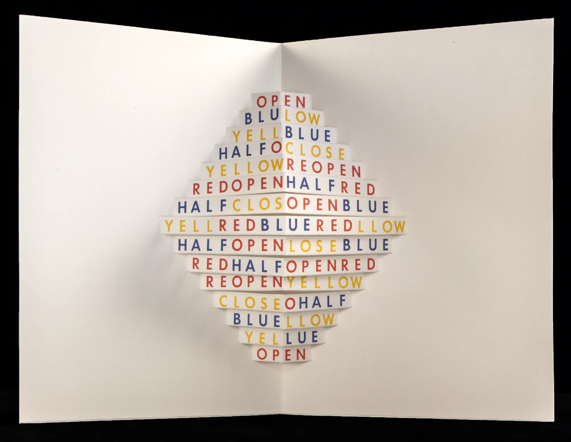 Screenshot of the Getty Research Institute’s 2017 Concrete Poetry exhibit.