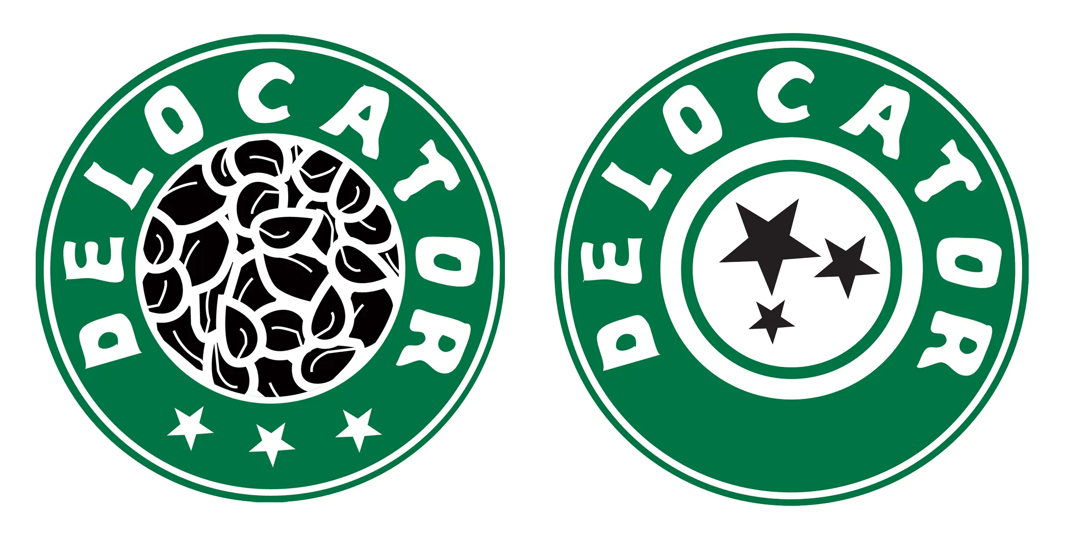 Delocator.net logo variations 