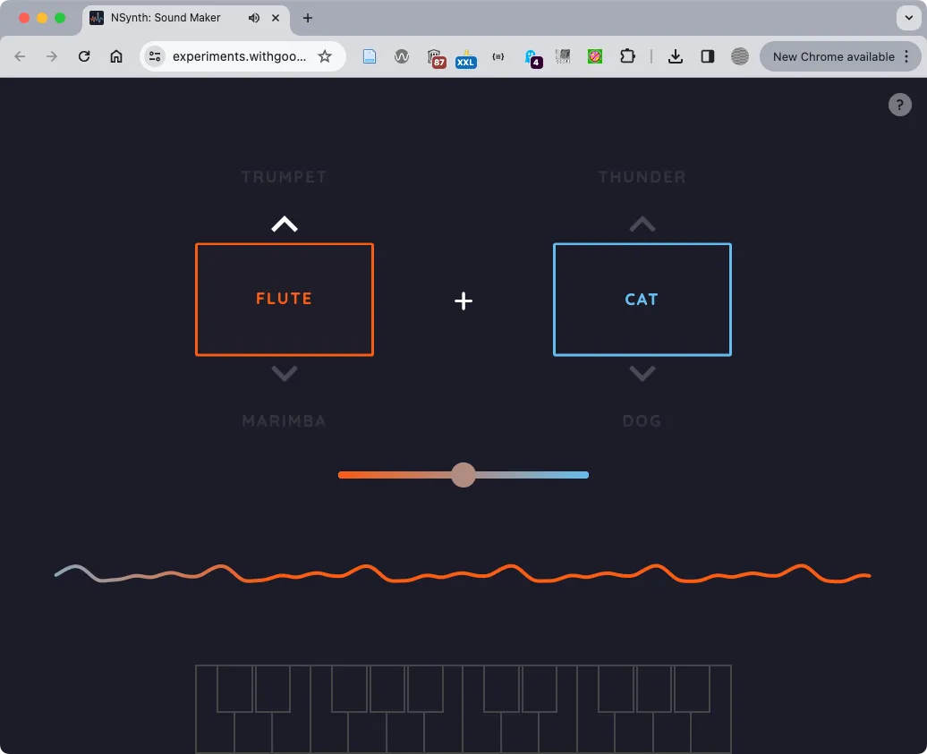 NSynth Sound Maker